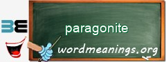 WordMeaning blackboard for paragonite